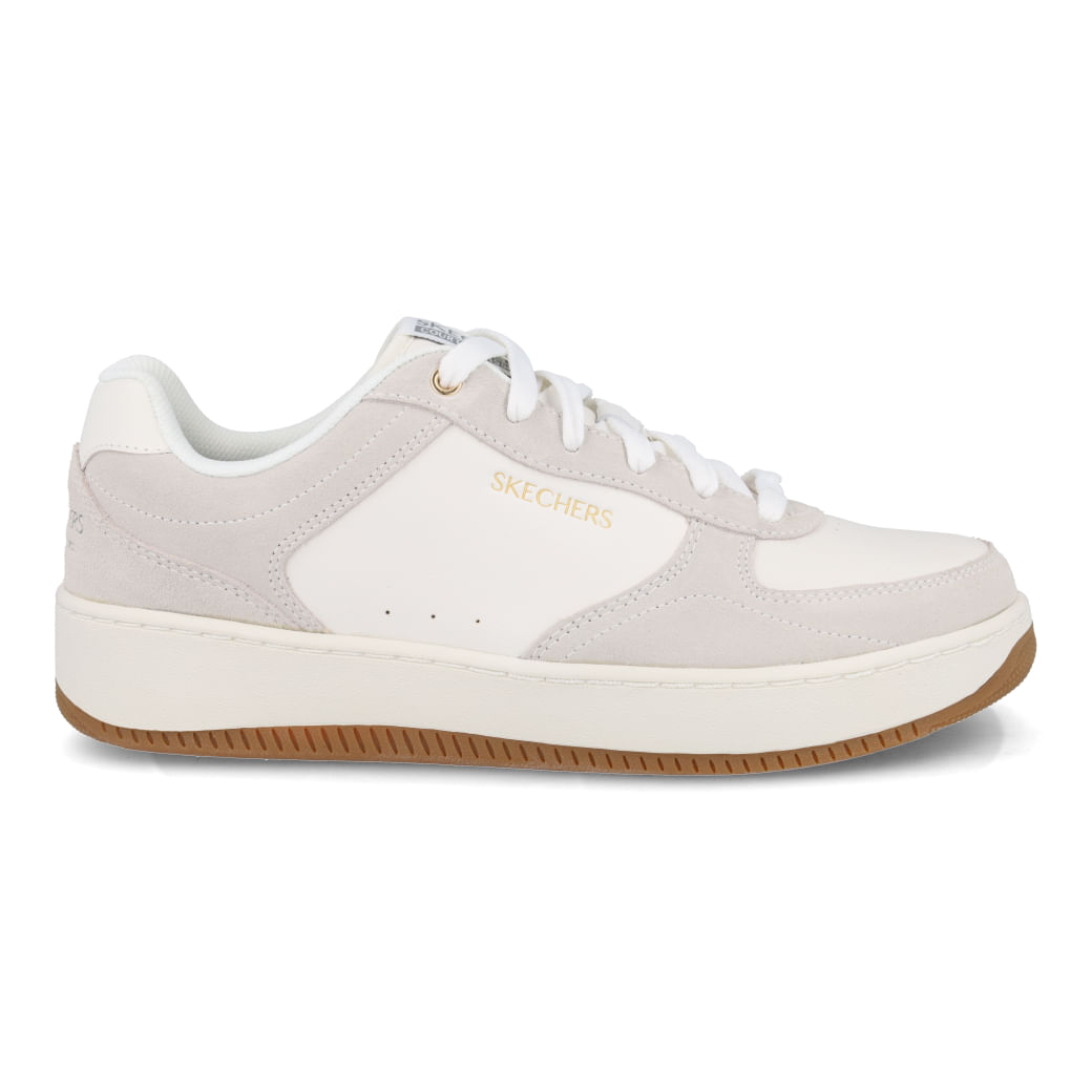 Skechers Tenis Casual 254010WNT Branco-Natural Sint_3__28